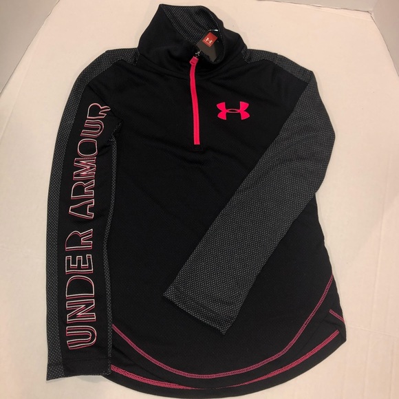 NWT Under Armour HeatGear Fitted Girls Youth Small - Picture 2 of 9